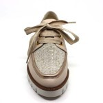 DL Sport sneaker beige leder / textiel 6582